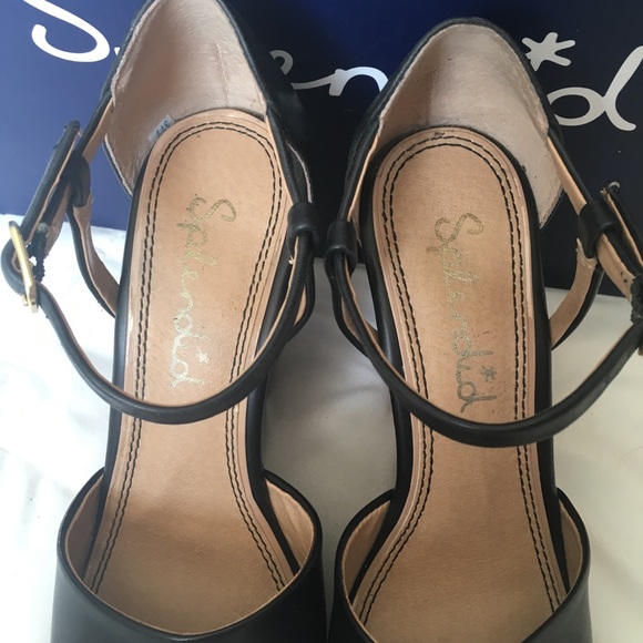 SPLENDID Davie Open Toe Platform Wedge Sandals - Picture 5 of 8